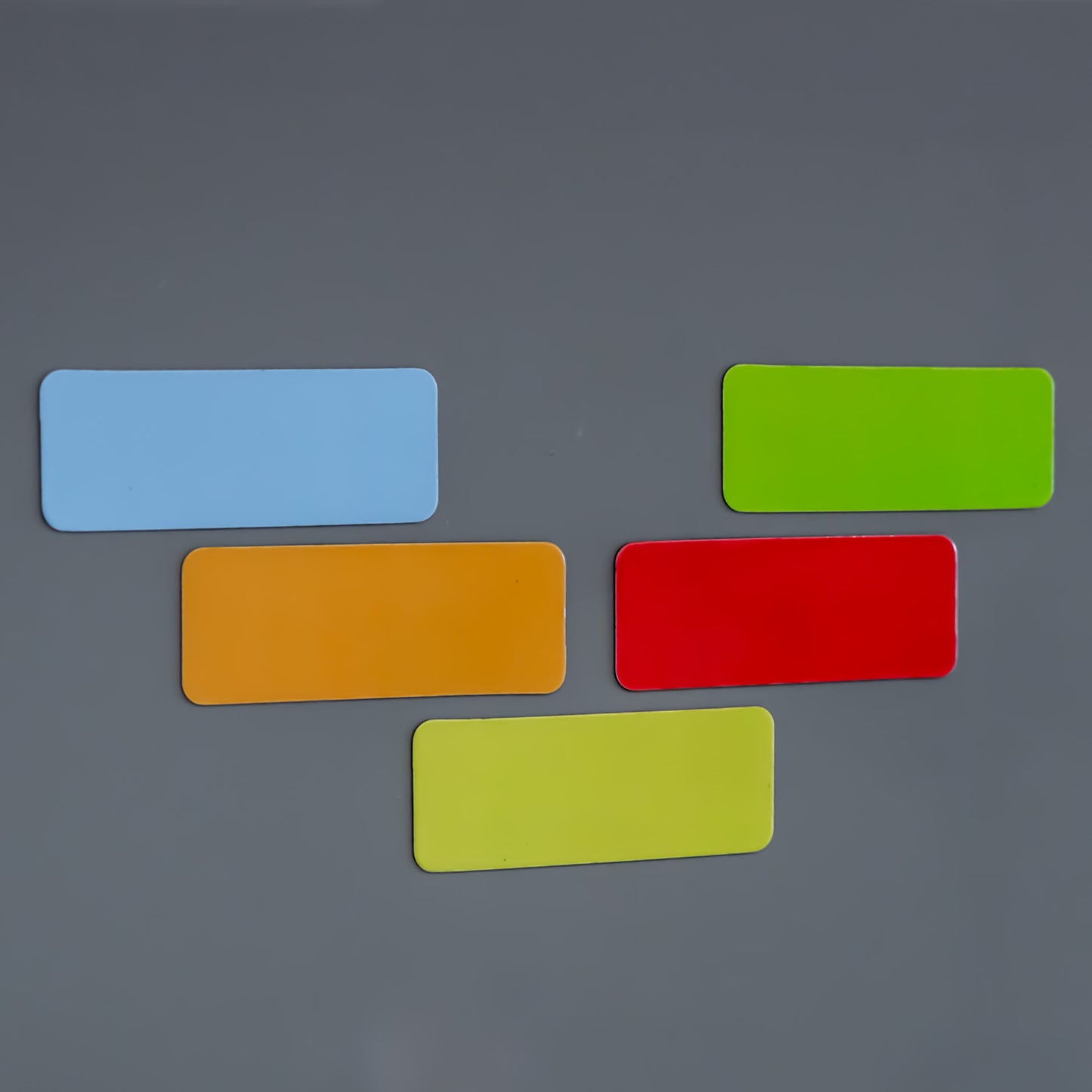 Wiederbeschreibbare rechteckige Magnete 8x3 cm (20 Stück)