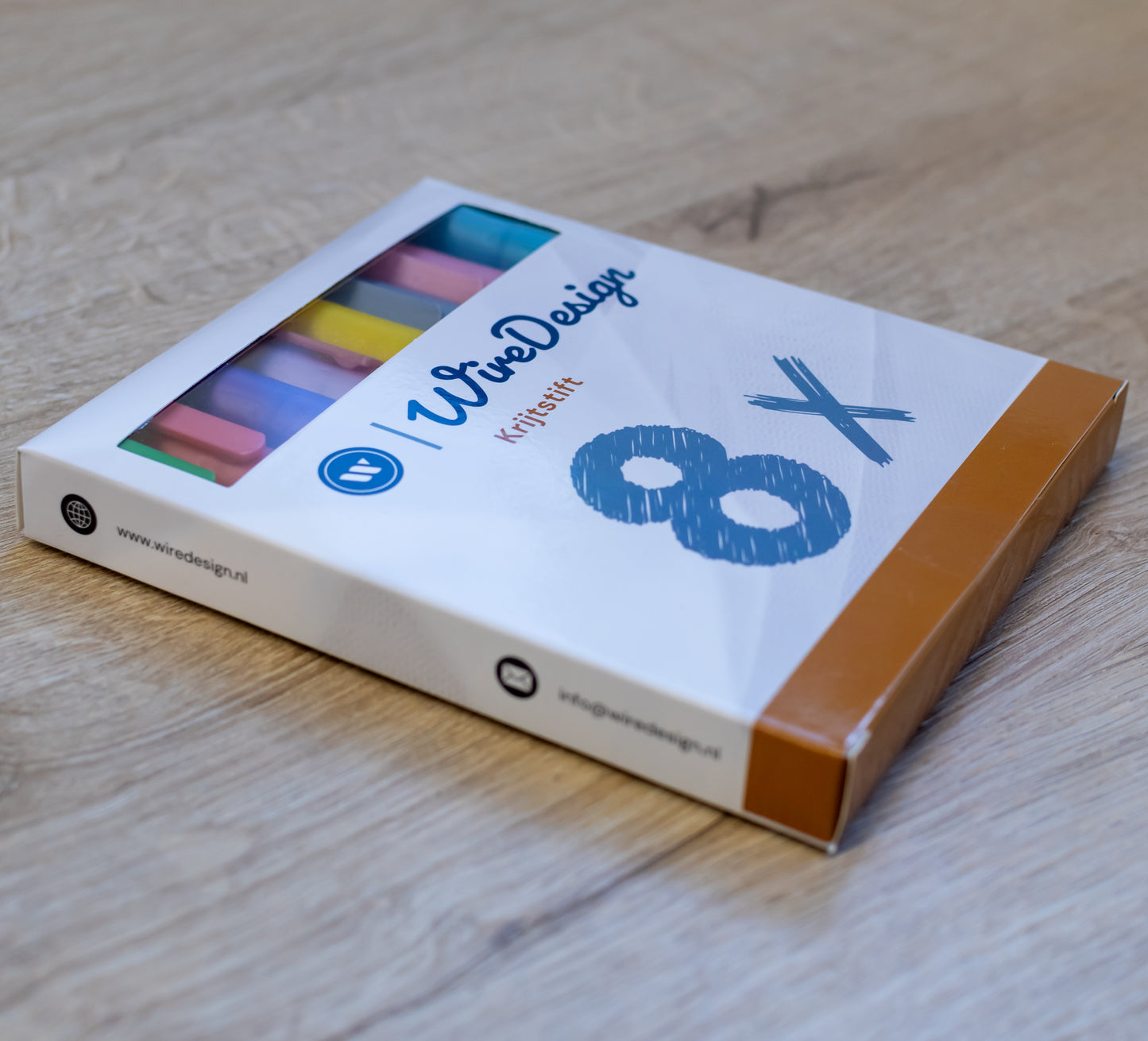 Set mit 8 Metallic Kreidestiften