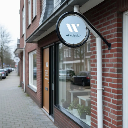 Bedrucktes Schild