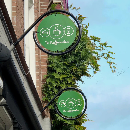 Werbeschild für Unternehmen