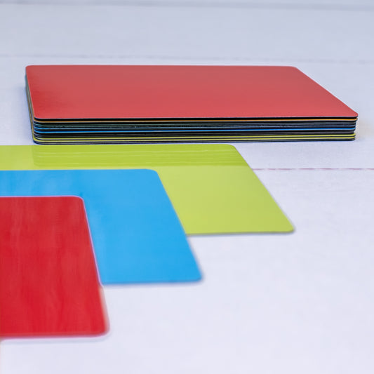 Wiederbeschreibbare große rechteckige Magnete 15x10 cm (20 Stück)